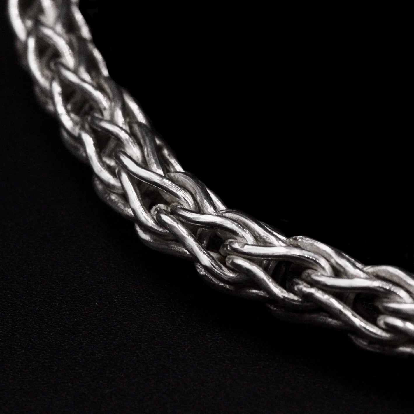 Foxtail Sterling Silver Chain