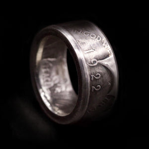 Liberty Peace Silver Dollar Coin Ring