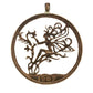 Fairy in the Flowers - Coin Pendant