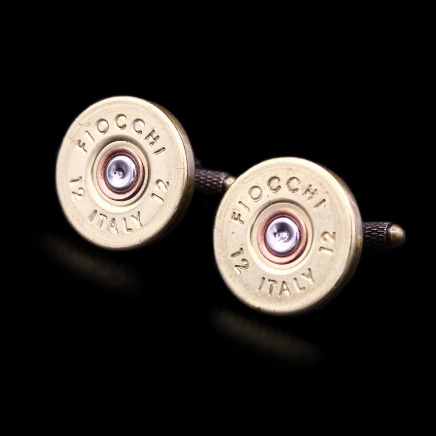 12 Bore Fiocchi Shotgun Cartridges Cufflinks