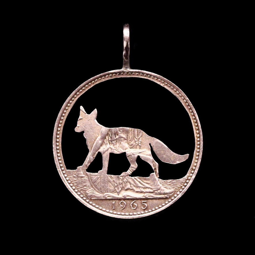 Fox Cut Coin Pendant