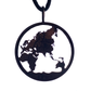 Globe - East Cut Coin Pendant