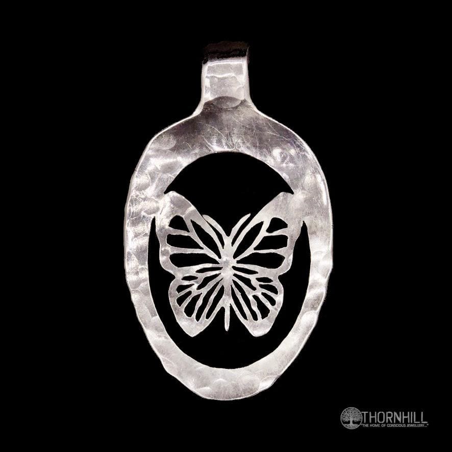 Monarch Butterfly - Spoon Pendant