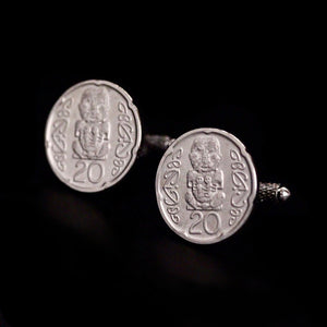 New Zealand 20 Cent Coin Cufflinks