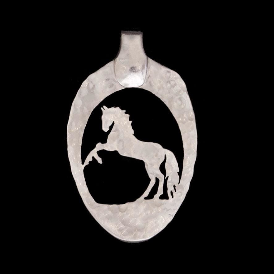 Rearing Horse - Spoon Pendant