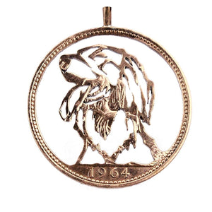 Red Setter - Coin Pendant