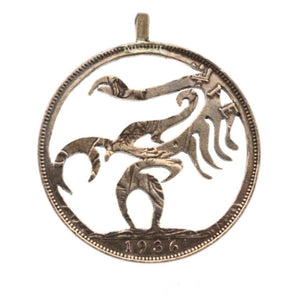 Scorpion - Coin Pendant