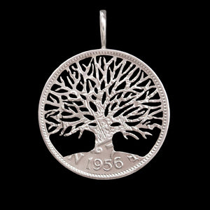 Thornhill's Tree of Life Cut Coin Pendant