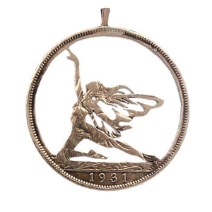 Worshiping Fairy - Coin Pendant